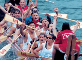 Tampa's dragon boat races... serious sport, serious fun!