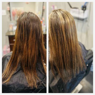 Caramel highlights