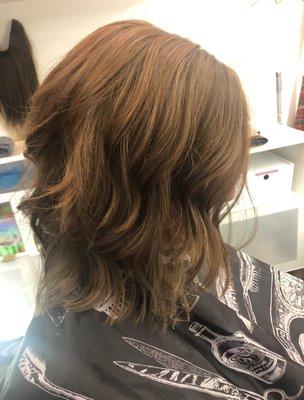 Layered haircut