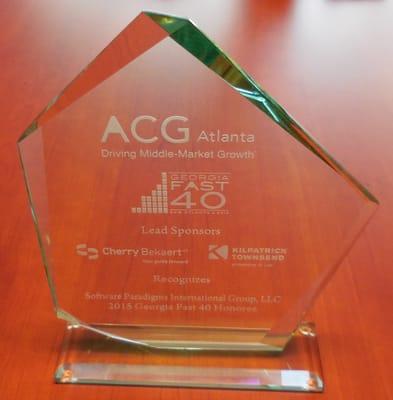 ACG Fast40 Award