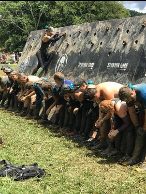 Our About Face team at a Spartan Race.