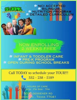 First 20 kids enroll Two weeks free