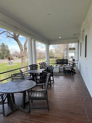 Large front porch