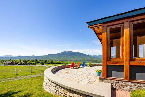 Baker Rd Freeman Maine~ Look at those Mountains... Look at that Patio... Maine Real Estate broker Kelly Parker Peavey at NextHome Experience