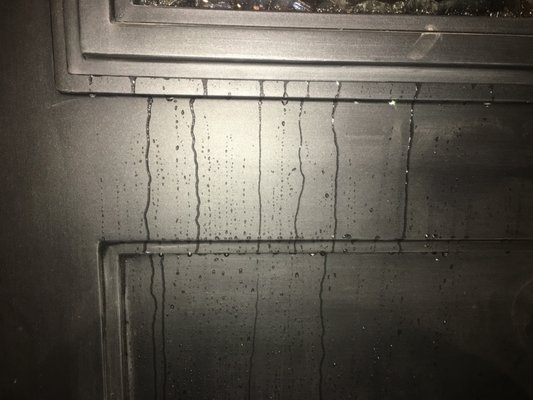 Water leaking when it was raining