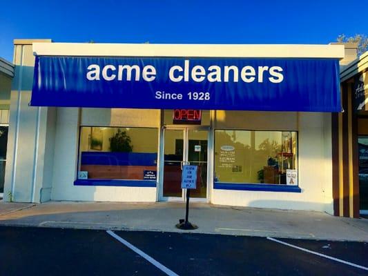 View from Corrine Dr of Acme Cleaners