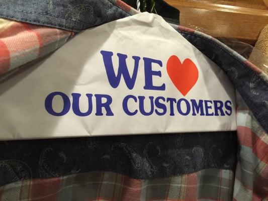 Should say "we love to punch our customers"