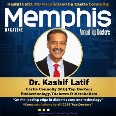 2023 Top Doctor, Endocrinologist in Memphis & Mid-South Regions.