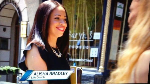 Alisha Bradley featured on reality tv series, "Pretty. Strong." on the Oxygen Network.