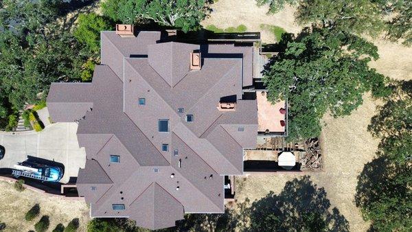 Large Shingle Roofing Project