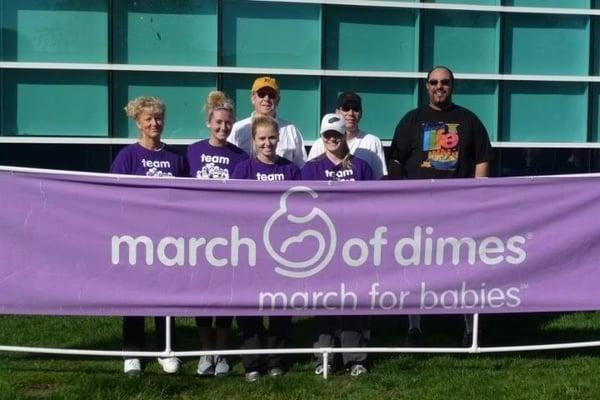 March of Dimes walk 2012