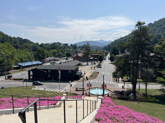 View of Sylva, NC