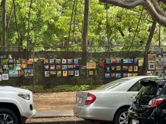 Art On The Zoo Fence