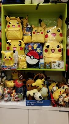 They have a lot pokemon stuff to choose from which is a good thing. :)