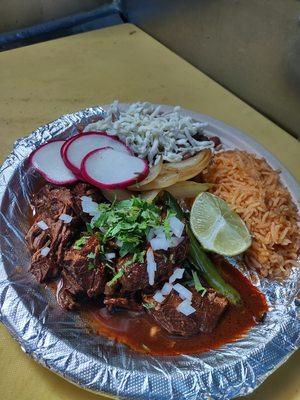 Plato de birria