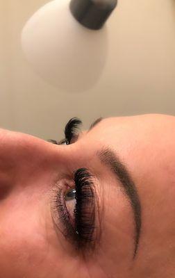 Volume eyelash extensions