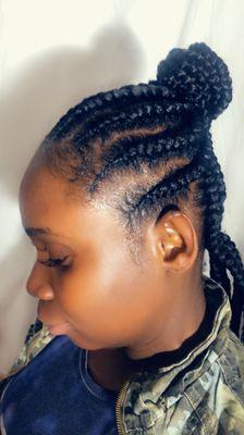 Feed in braids