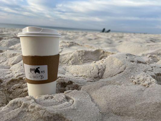 The Sistas Latte with an extra shot of espresso.