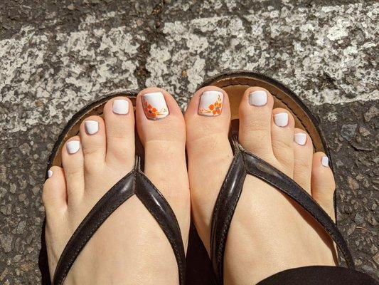 Summer pedicure