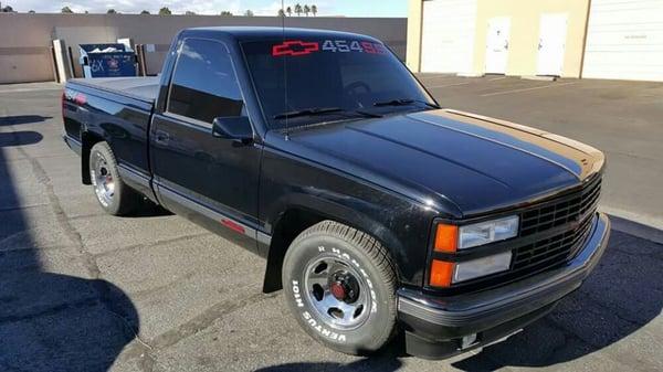 1990 Chevy 454SS truck for lowering kit installed