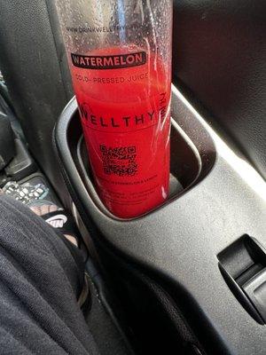 Wellthy fresh pressed Watermelon juice