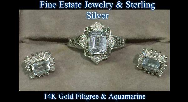 Fine Estate & other Sterling Silver and Gold jewelry.  $10 and up.  Something for all buyers.