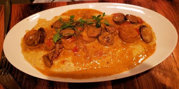 Andouille, Shrimp & Grits