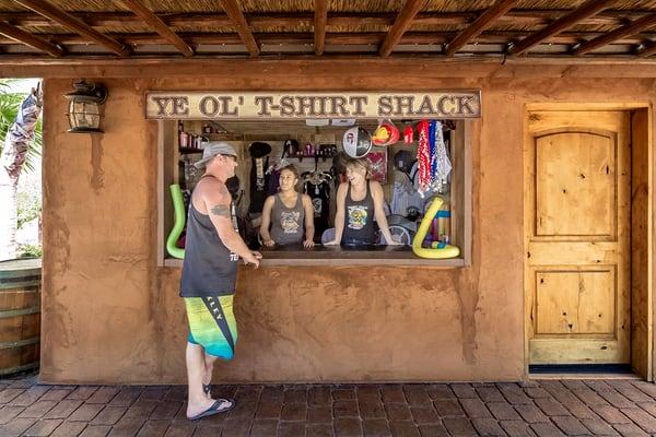 Pick Up a few souvenirs at the Ye Ole Tshirt Shack