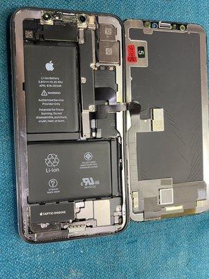 Inside an iPhone X