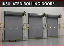 Loading Dock Doors complete with dock levelers.