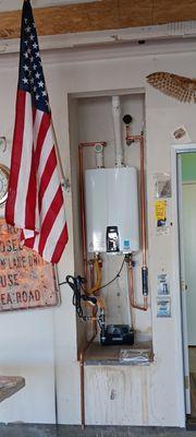 Change from tank water heater to tankless