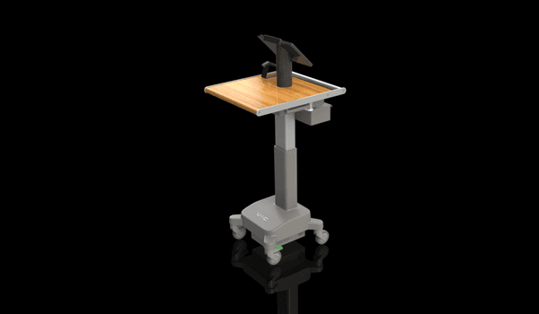 Vic - Mobile Checkout Stand, Point of Sale (POS) cart