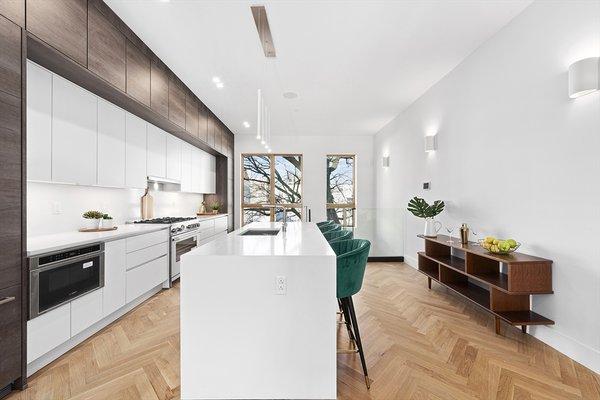 A Nobilia kitchen in a Brooklyn brownstone