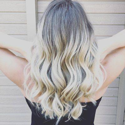 Gorgeous blonde by stylist Cecilia.