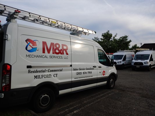 M & R Mechanical Services, Llc. Service vehicle.