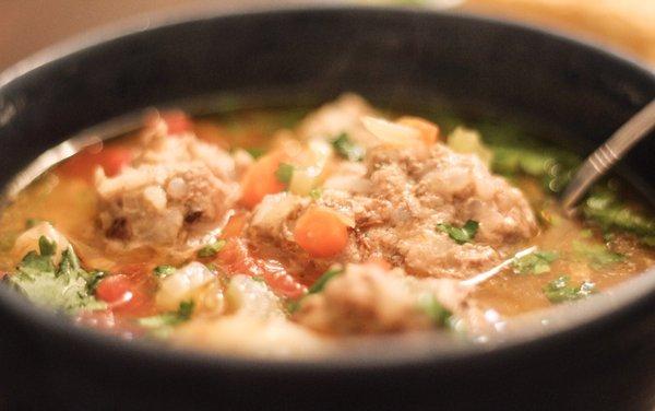 Homemade Albondigas Soup (all ingredients purchased at Weis)