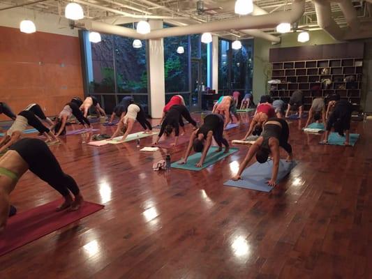 Donation-based yoga studio