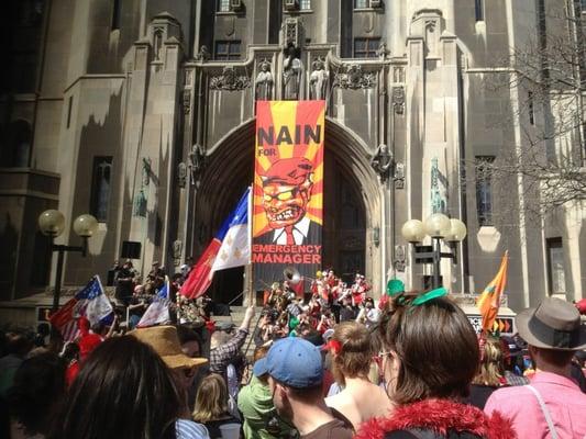 Marche du Nain Rouge at The Masonic Temple.