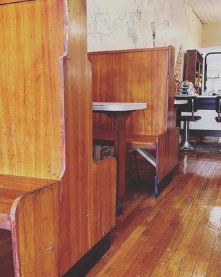 Vintage booths