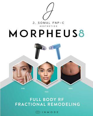 We now offer Morpheus Radio Frequency Microneedling and body contouring