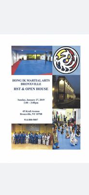 Hong Ik Martial Arts HST & Open House

Sunday 27th January 2019 
1:00-3:00pm