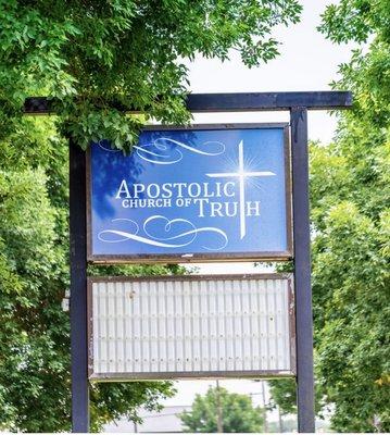 Apostolic Church of Truth Sign in Sioux Falls, SD