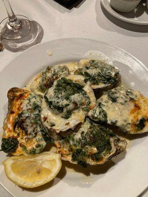 Baked Oysters Rockefeller