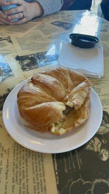 Sausage, Egg and Cheese Croissant