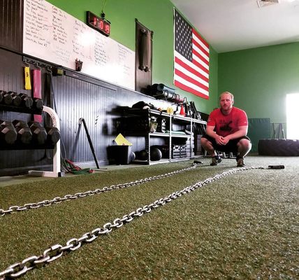 Battle Ropes? What about Battle Chains! 75 lbs of intensity!