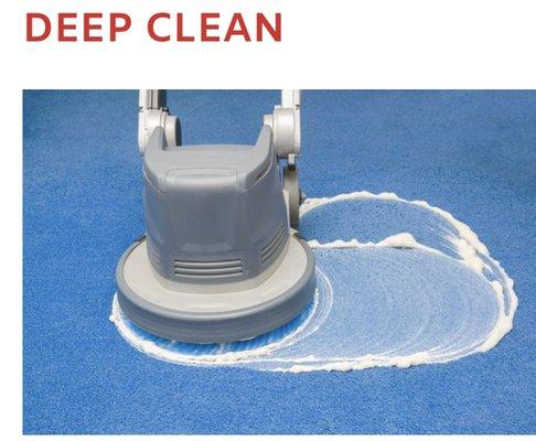 Deep cleaning carpets