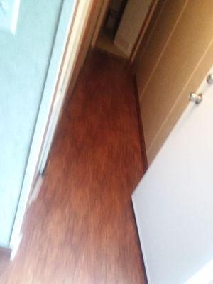 Laminate flooring installation