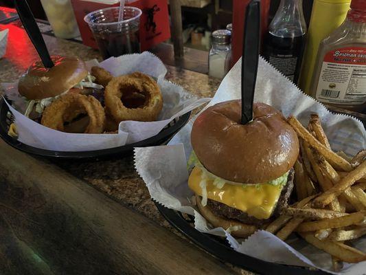 Burger and Fries