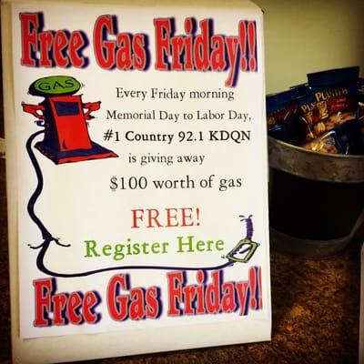 Register for Free Gas Friday!