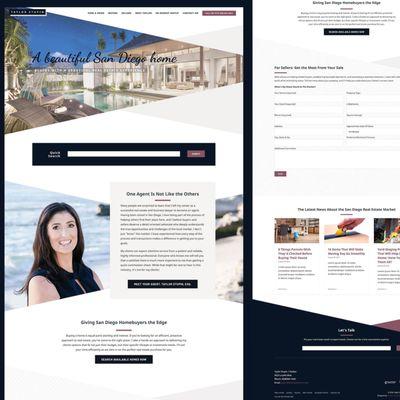 Website design, development and hosting for a local Real Estate agent.